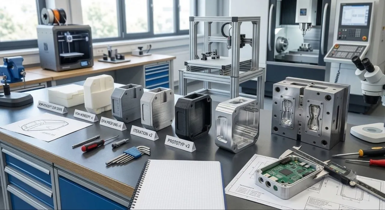 Fertigungsnetzwerk – 3D-Druck, CNC, Spritzguss, Montage
