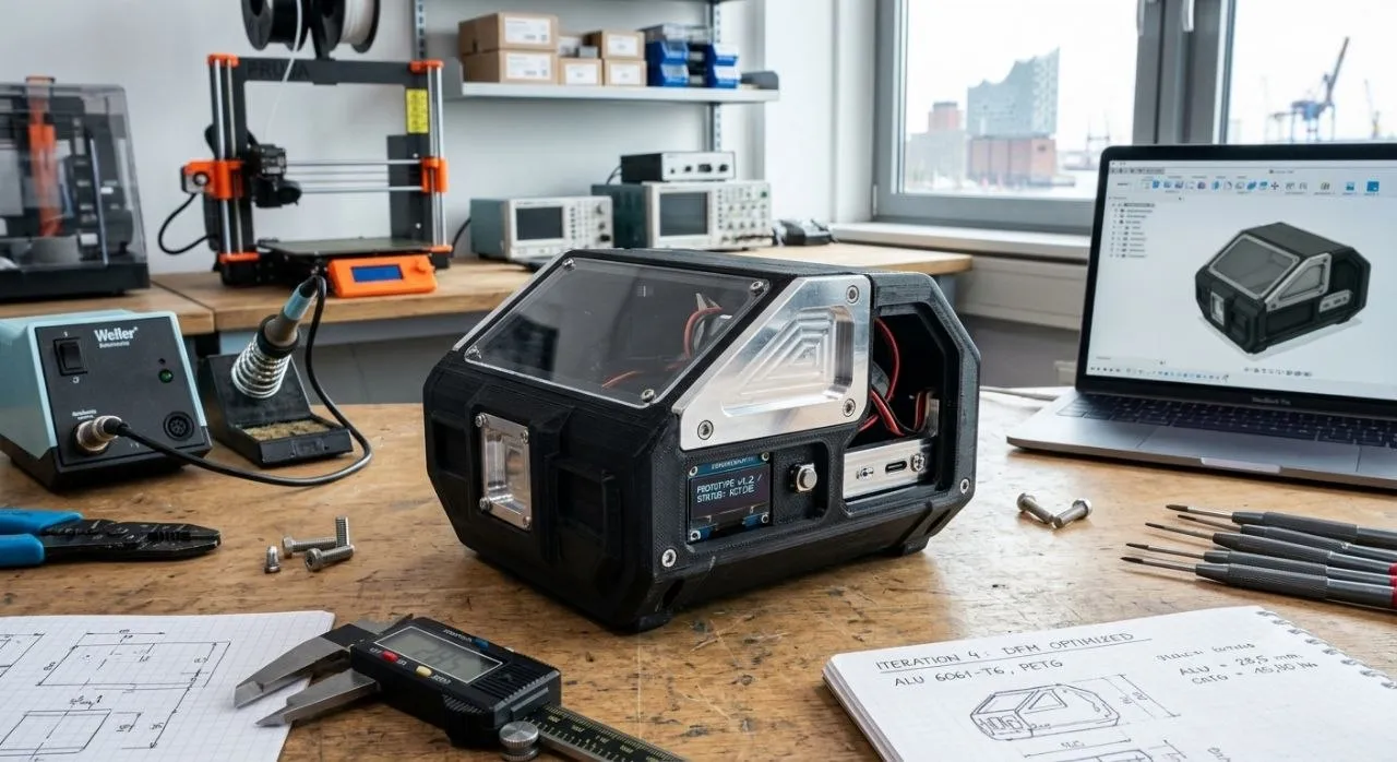 Vom Prototyp zum fertigen Produkt – physische Produktentwicklung